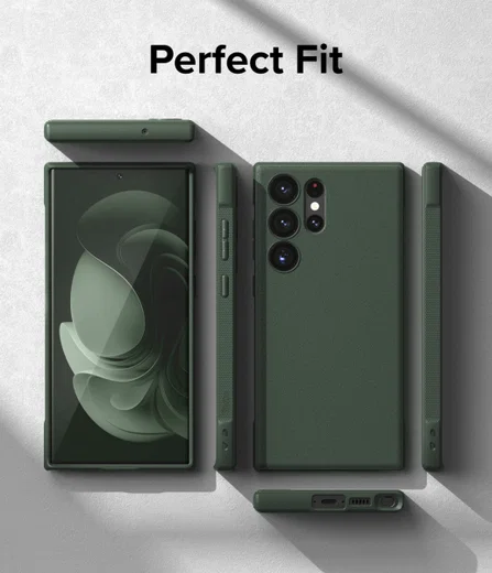 Ringke Onyx Samsung Galaxy S23 Ultra Hoesje TPU Back Cover Groen afbeelding 8