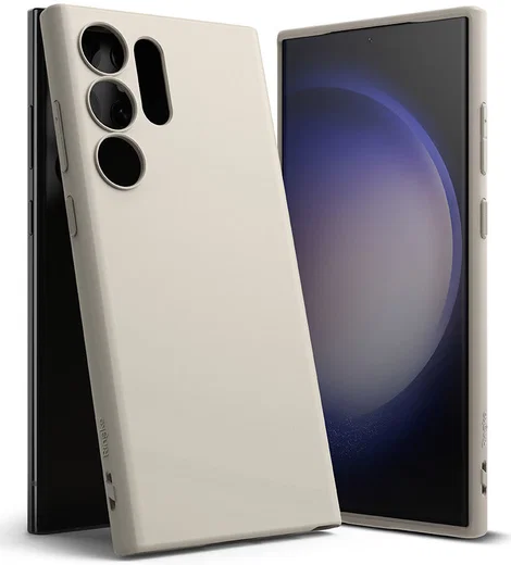 Ringke Air S Samsung Galaxy S23 Ultra Hoesje Flexibel TPU Beige afbeelding 13