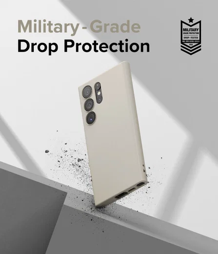 Ringke Air S Samsung Galaxy S23 Ultra Hoesje Flexibel TPU Beige afbeelding 4
