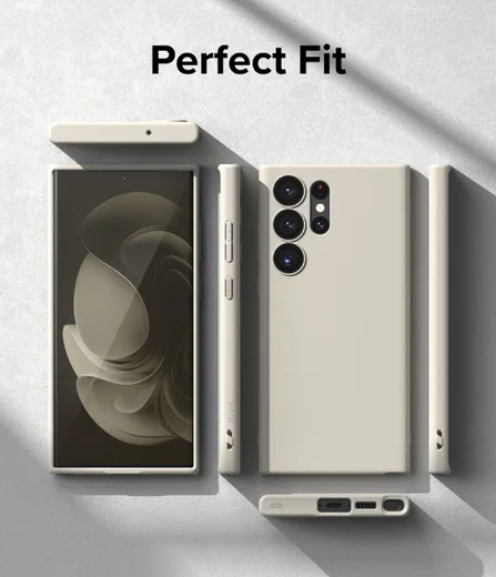 Ringke Air S Samsung Galaxy S23 Ultra Hoesje Flexibel TPU Beige afbeelding 5