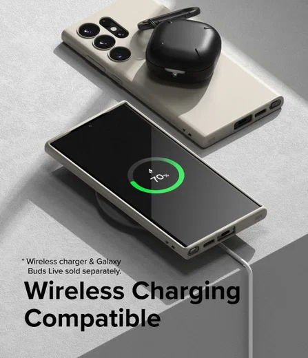 Ringke Air S Samsung Galaxy S23 Ultra Hoesje Flexibel TPU Beige afbeelding 9