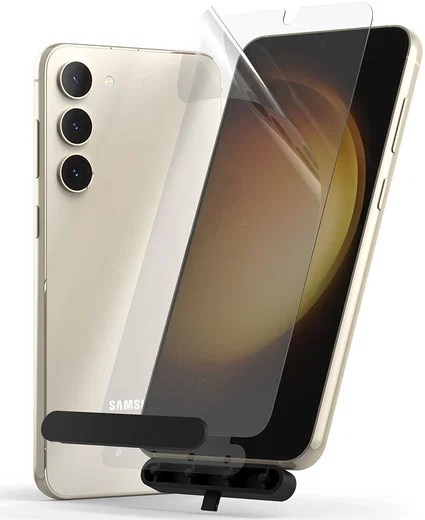 Ringke Samsung Galaxy S23 Screen Protector Tempered Glass 2-Pack 9H afbeelding 2