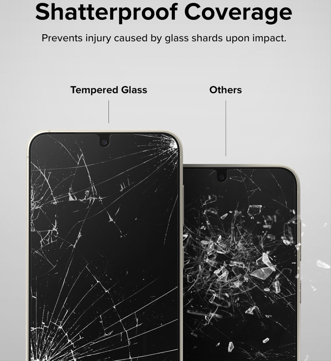Ringke Samsung Galaxy S23 Screen Protector Tempered Glass 2-Pack 9H afbeelding 12
