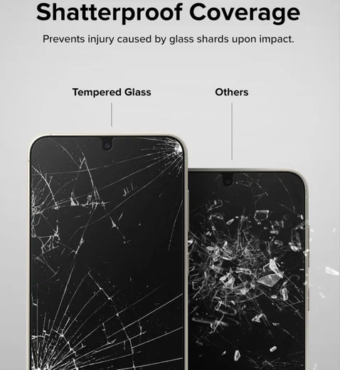 Ringke Samsung Galaxy S23 Screen Protector Tempered Glass 2-Pack 9H afbeelding 12