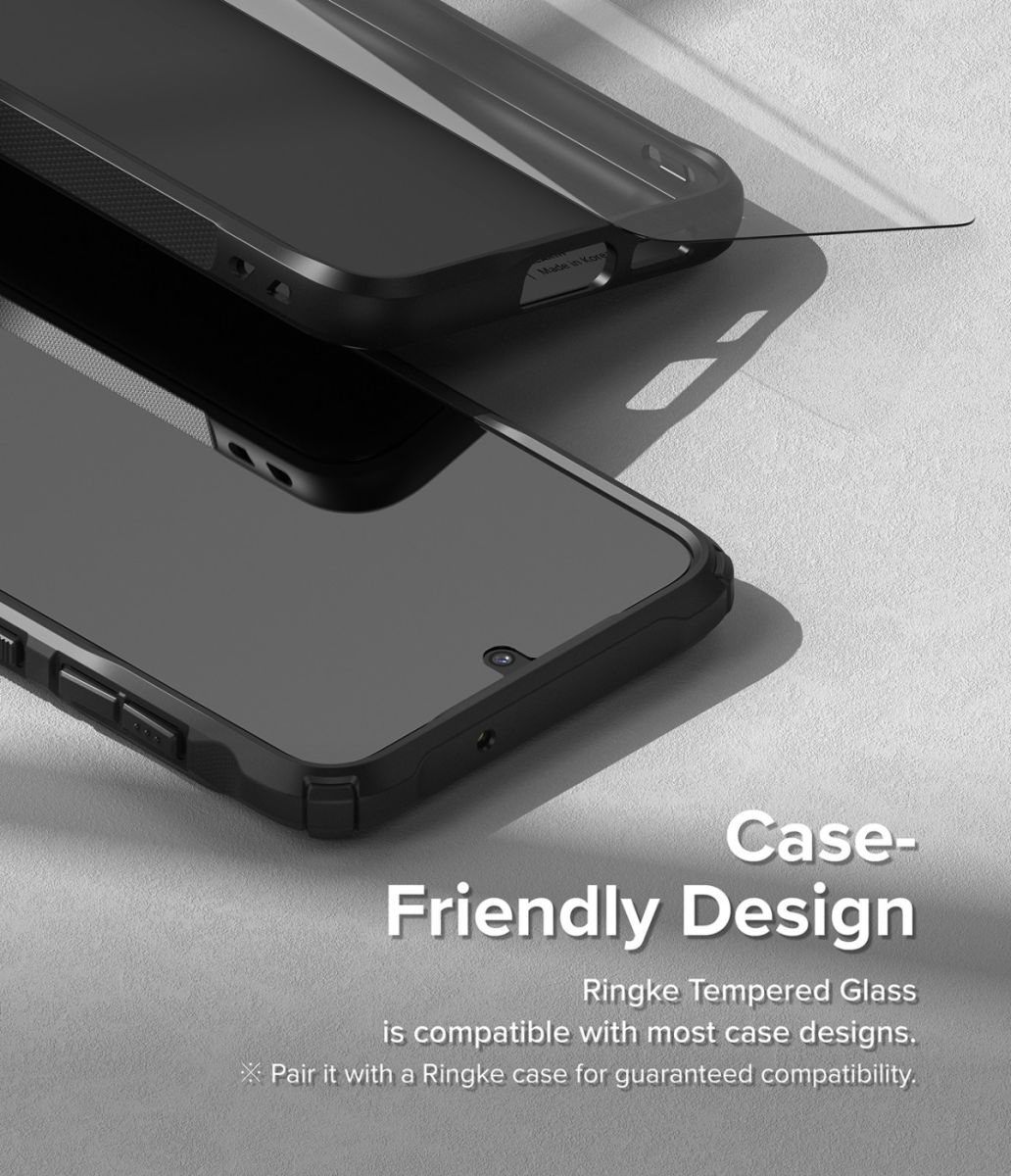 Ringke Samsung Galaxy S23 Screen Protector Tempered Glass 2-Pack 9H afbeelding 5