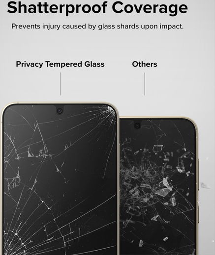 Ringke Samsung Galaxy S23 Screen Protector Privacy Tempered Glass afbeelding 12