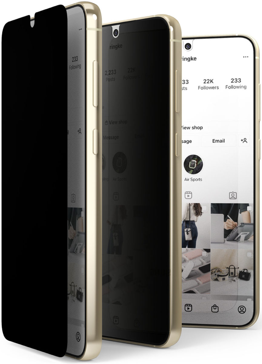 Ringke Samsung Galaxy S23 Screen Protector Privacy Tempered Glass afbeelding 2