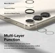 Ringke Frame Glass Samsung Galaxy S23 (Plus) Camera Protector Zwart afbeelding 4