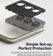 Ringke Frame Glass Samsung Galaxy S23 (Plus) Camera Protector Zwart afbeelding 6