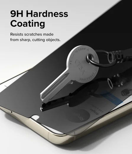 Ringke Samsung Galaxy S23 Plus Screen Protector Privacy Tempered Glass afbeelding 11