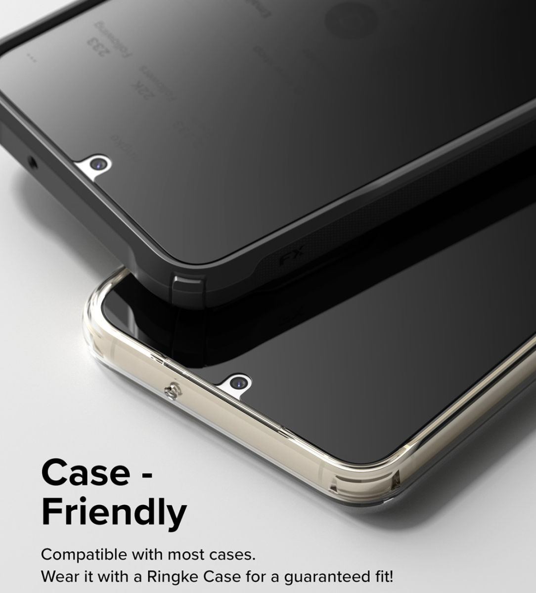Ringke Samsung Galaxy S23 Plus Screen Protector Privacy Tempered Glass afbeelding 7