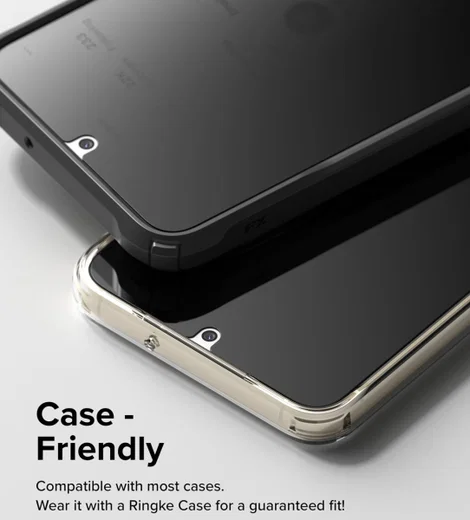 Ringke Samsung Galaxy S23 Plus Screen Protector Privacy Tempered Glass afbeelding 7