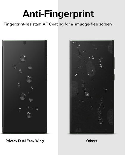 Ringke Dual Easy Wing Privacy Samsung Galaxy S23 Ultra Screen Protector afbeelding 11
