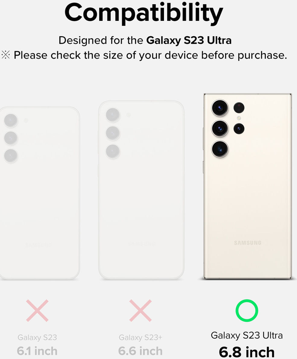 Ringke Dual Easy Wing Privacy Samsung Galaxy S23 Ultra Screen Protector afbeelding 13