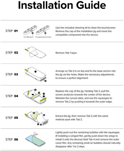 Ringke Dual Easy Wing Privacy Samsung Galaxy S23 Ultra Screen Protector afbeelding 16