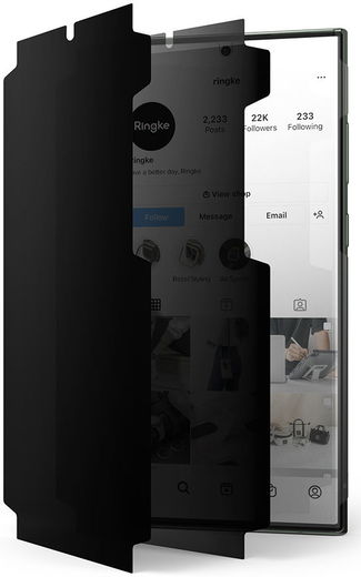 Ringke Dual Easy Wing Privacy Samsung Galaxy S23 Ultra Screen Protector afbeelding 2