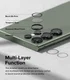 Ringke Frame Glass Samsung Galaxy S23 Ultra Camera Protector Zwart afbeelding 4