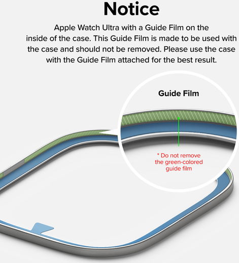 Ringke - Apple Watch Ultra/Ultra 2 Bezel Styling Goud + Tempered Glass afbeelding 14