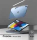 Ringke Fusion Apple iPad 10.9 (2022) Hoes Back Cover Smoke Black afbeelding 14