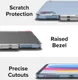 Ringke Fusion Apple iPad 10.9 (2022) Hoes Back Cover Smoke Black afbeelding 5