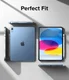 Ringke Fusion Apple iPad 10.9 (2022) Hoes Back Cover Smoke Black afbeelding 9