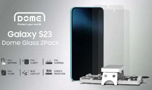 Whitestone Dome Glass Samsung Galaxy S23 Screen Protector (2-Pack) afbeelding 10