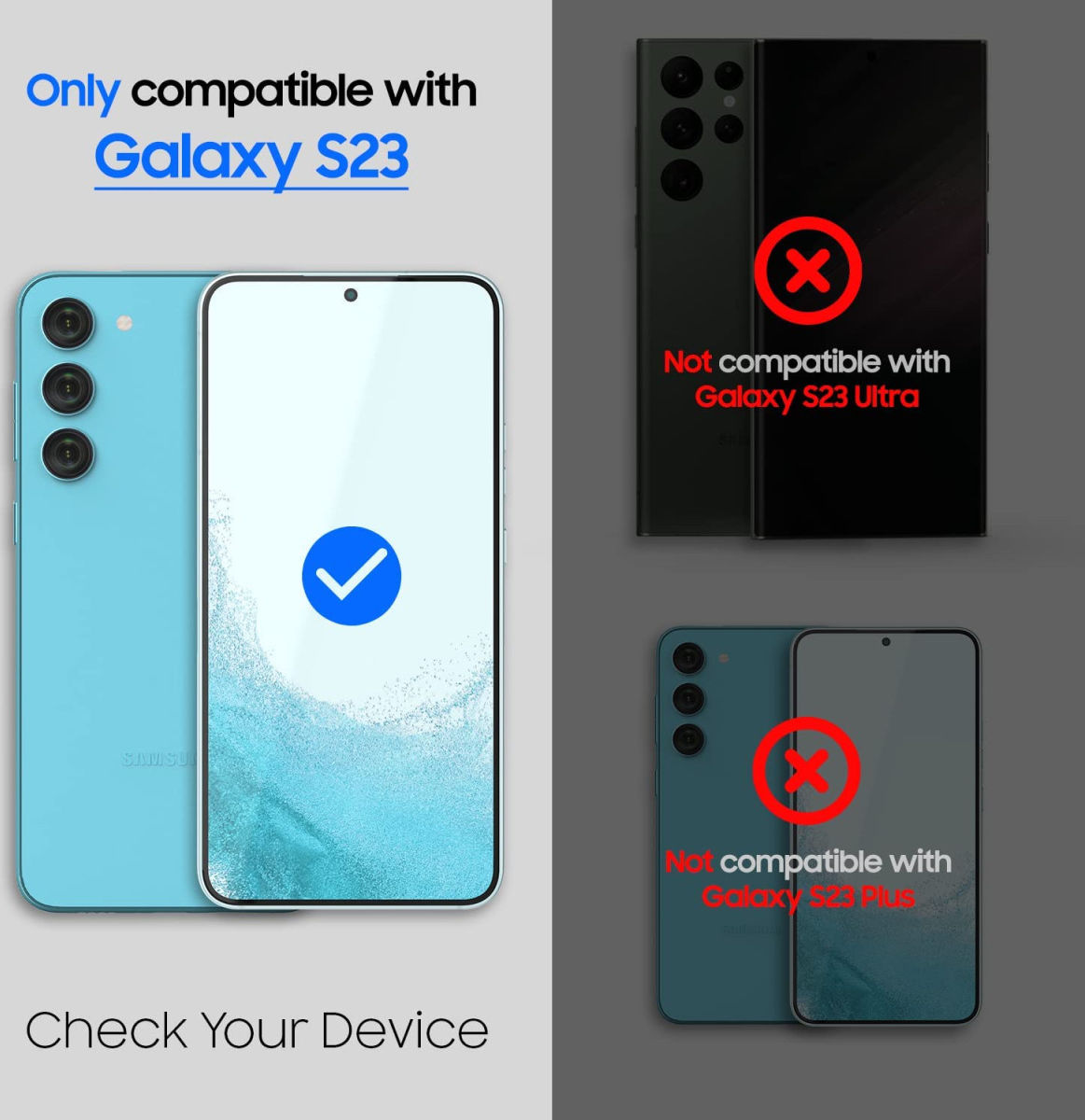 Whitestone Dome Glass Samsung Galaxy S23 Screen Protector (2-Pack) afbeelding 12