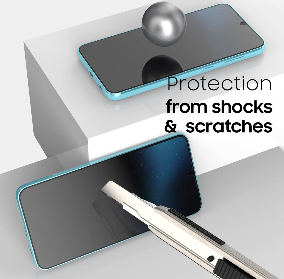 Whitestone Dome Glass Samsung Galaxy S23 Screen Protector (2-Pack) afbeelding 5
