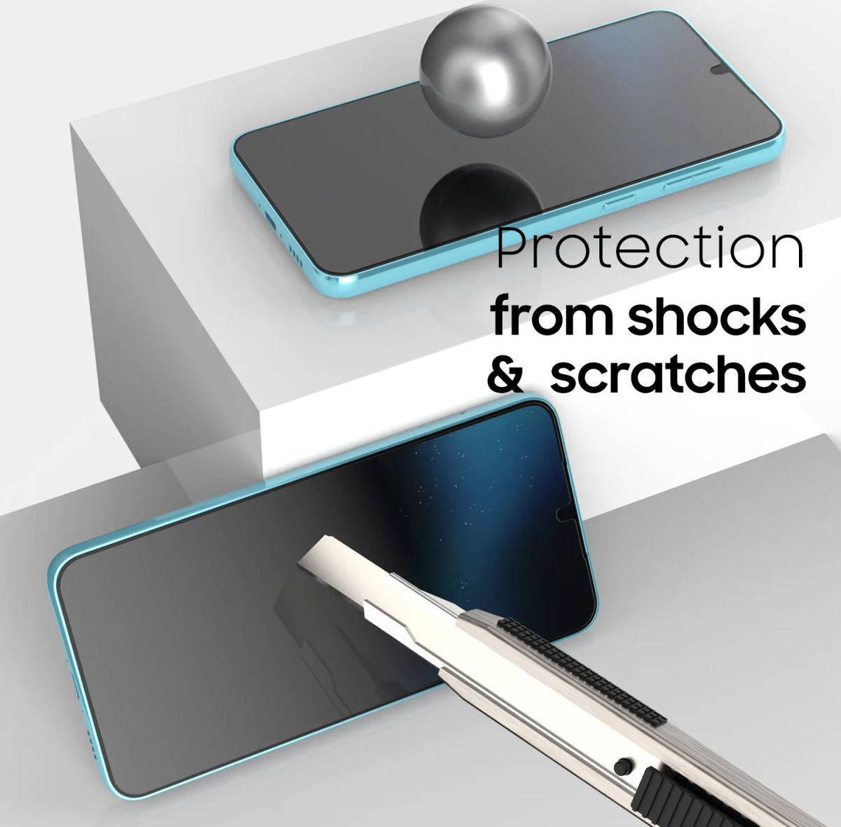 Whitestone Dome Glass Samsung Galaxy S23 Plus Screen Protector 2-Pack afbeelding 5