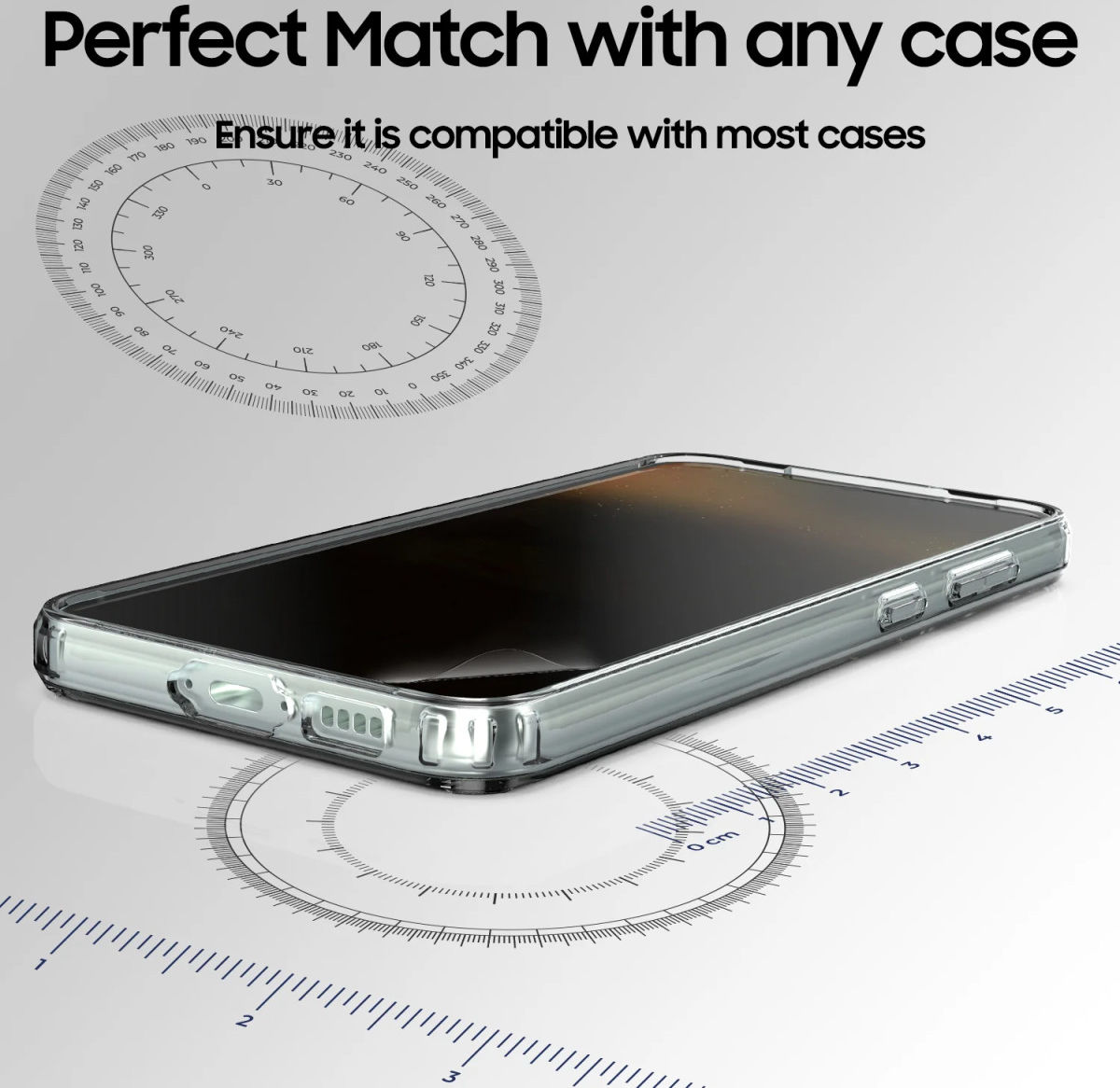 Whitestone Samsung Galaxy S23 Plus Screen Protector UV PET 2-Pack afbeelding 2