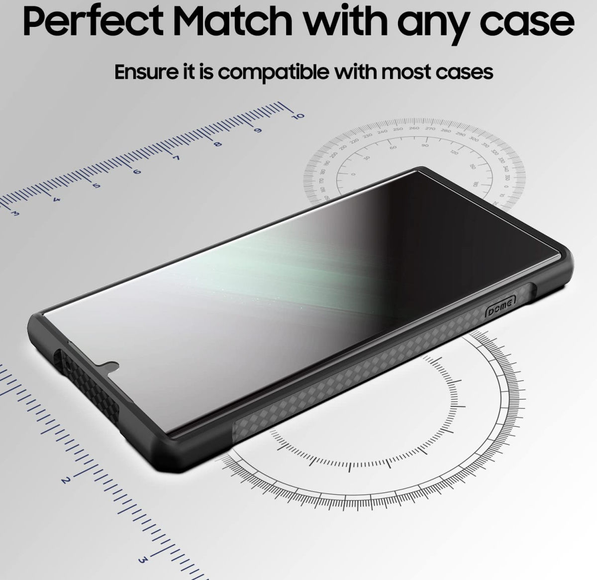 Whitestone Dome Glass Samsung Galaxy S23 Ultra Screen Protector 2-Pack afbeelding 6