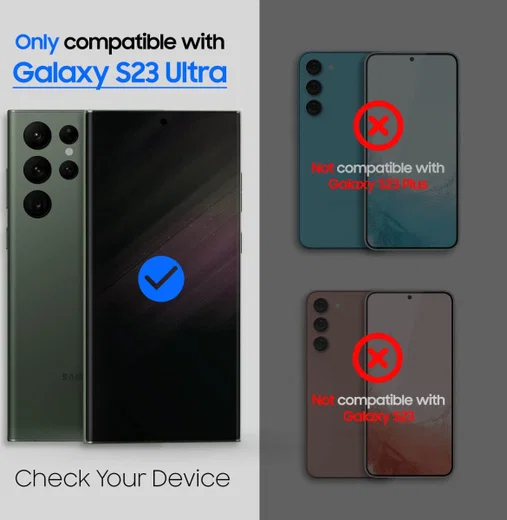 Whitestone Dome Glass Samsung Galaxy S23 Ultra Screen Protector 2-Pack afbeelding 13