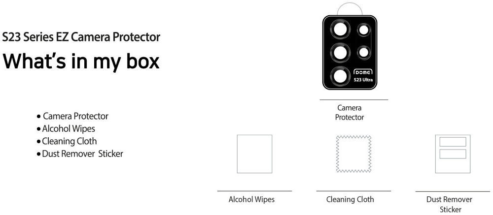 Whitestone Camera EZ Samsung Galaxy S23 Ultra Camera Protector afbeelding 10