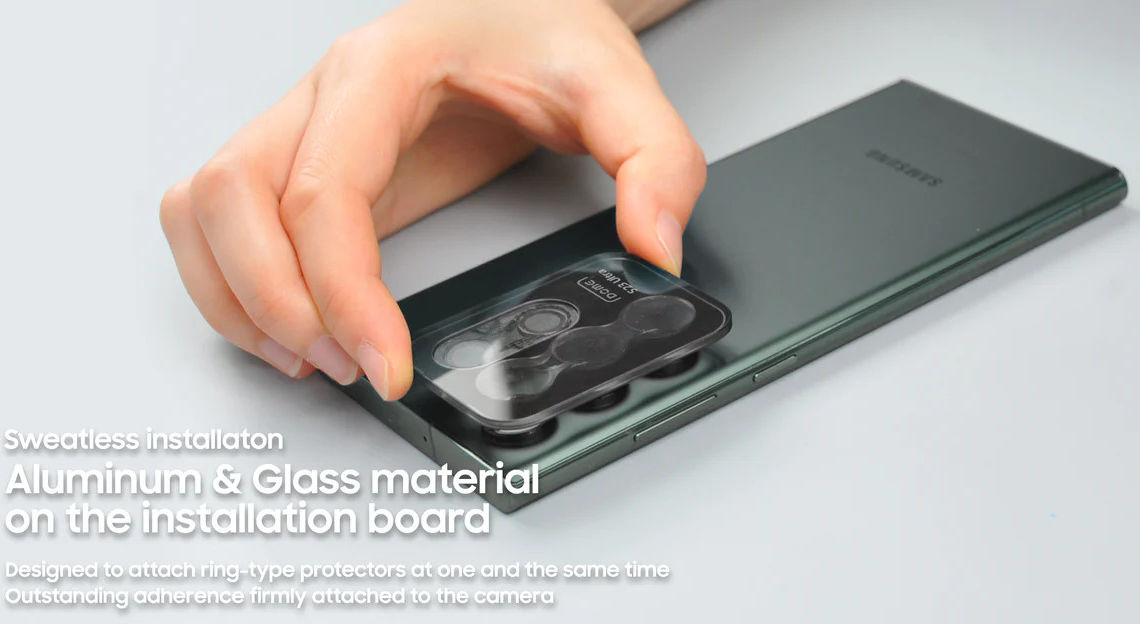 Whitestone Camera EZ Samsung Galaxy S23 Ultra Camera Protector afbeelding 8