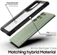 Whitestone Samsung Galaxy S23 Ultra Hoesje Hybride Back Cover Zwart afbeelding 3