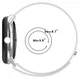 Google Pixel Watch / Watch 2 Milanees Bandje - Magnetisch Sluiting - Zilver afbeelding 5
