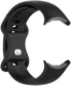 Google Pixel Watch / Watch 2 Bandje Siliconen Drukknoop Sluiting Zwart afbeelding 2