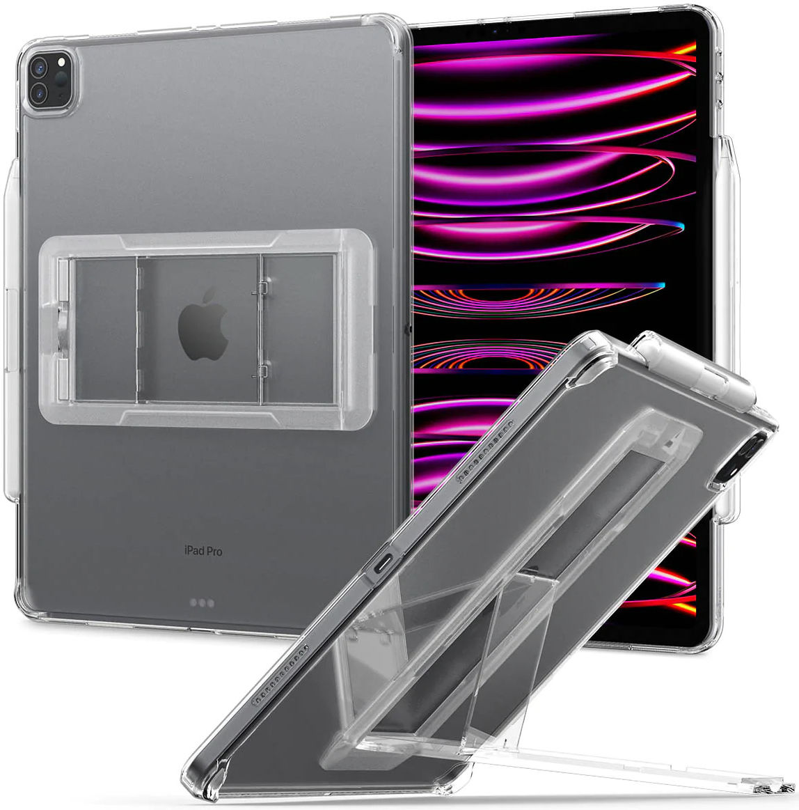 Spigen Air Skin Hybrid S iPad Pro 12.9 (2021/2022) Hoes Transparant afbeelding 1