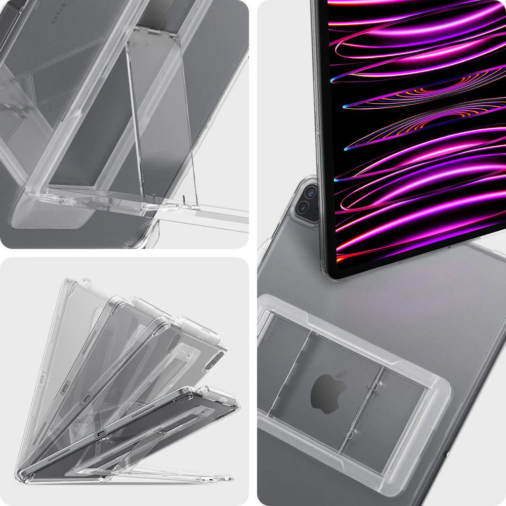 Spigen Air Skin Hybrid S iPad Pro 12.9 (2021/2022) Hoes Transparant afbeelding 5