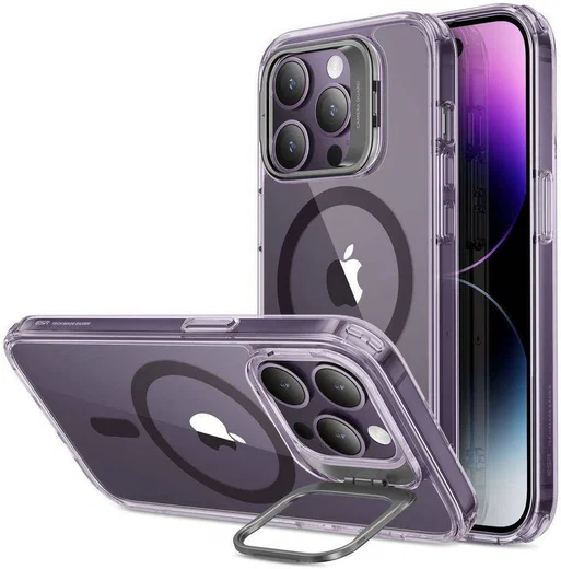ESR Classic Kickstand Apple iPhone 14 Pro Max Hoesje MagSafe Paars afbeelding 1