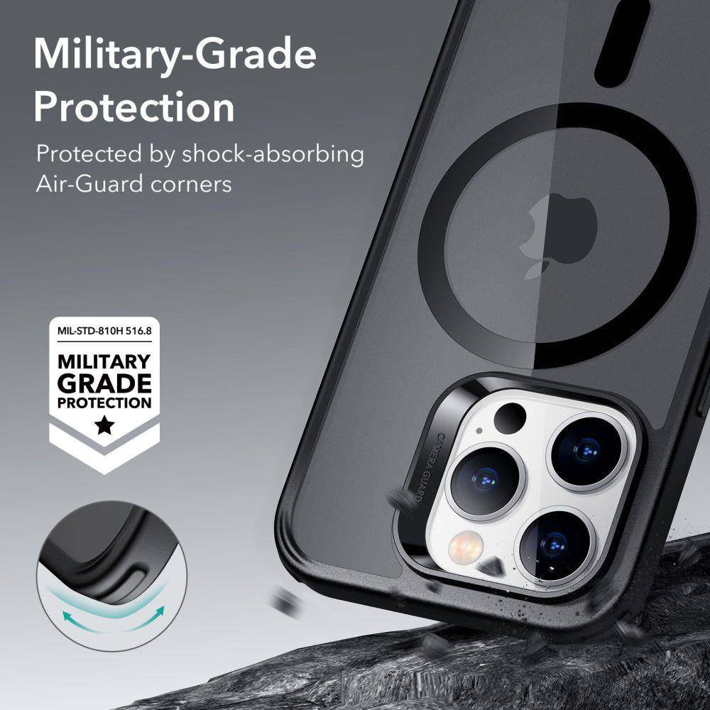 ESR Classic Hybrid iPhone 14 Pro Max Hoesje MagSafe Matte Zwart afbeelding 3