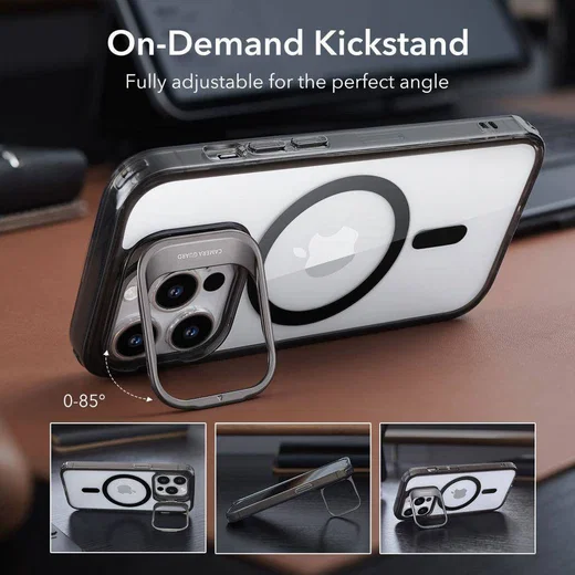 ESR Classic Kickstand Apple iPhone 14 Pro Max Hoesje MagSafe Zwart afbeelding 4