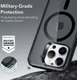 ESR Classic Hybrid HaloLock iPhone 14 Pro Hoesje MagSafe Matte Zwart afbeelding 3