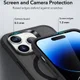 ESR Classic Hybrid HaloLock iPhone 14 Pro Hoesje MagSafe Matte Zwart afbeelding 8