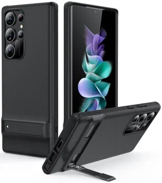 ESR Air Shield Boost Samsung Galaxy S23 Ultra Hoesje Stand Zwart