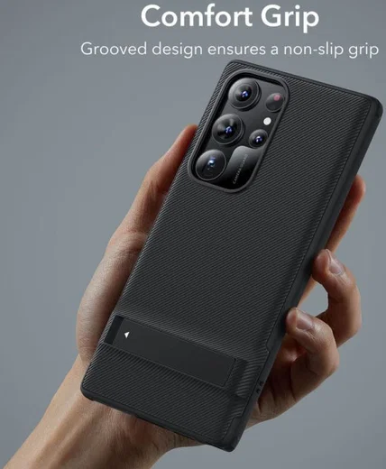 ESR Air Shield Boost Samsung Galaxy S23 Ultra Hoesje Stand Zwart afbeelding 6