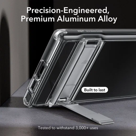 ESR Air Shield Boost Samsung Galaxy S23 Ultra Hoesje Stand Transparant afbeelding 3