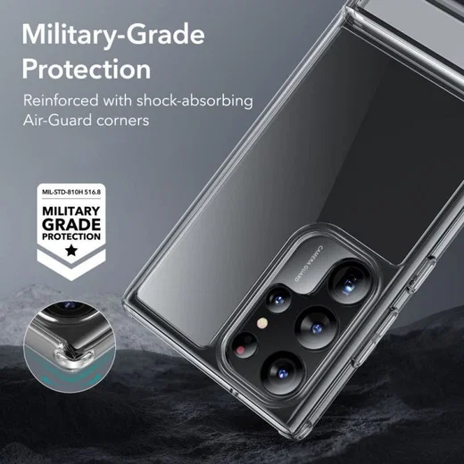 ESR Air Shield Boost Samsung Galaxy S23 Ultra Hoesje Stand Transparant afbeelding 4