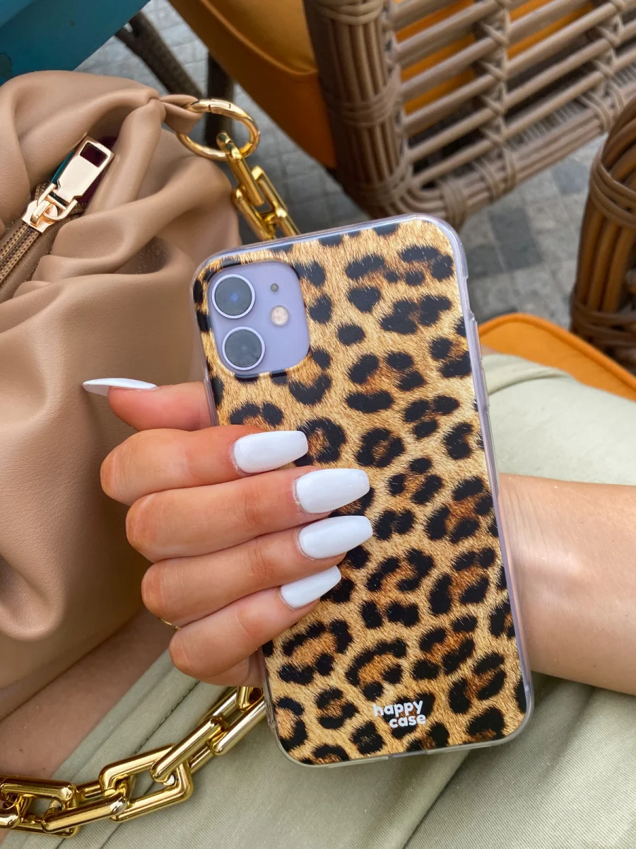 HappyCase Samsung Galaxy A54 Hoesje Flexibel TPU Wilde Panter Print afbeelding 4
