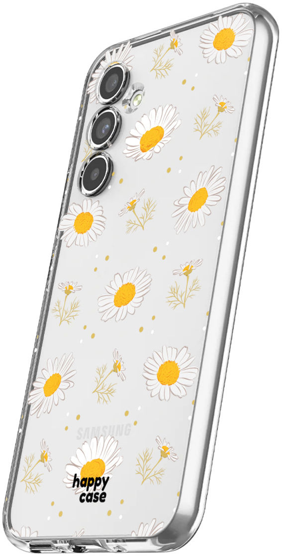 HappyCase Samsung Galaxy A54 Hoesje Flexibel TPU Bloemen Print afbeelding 5